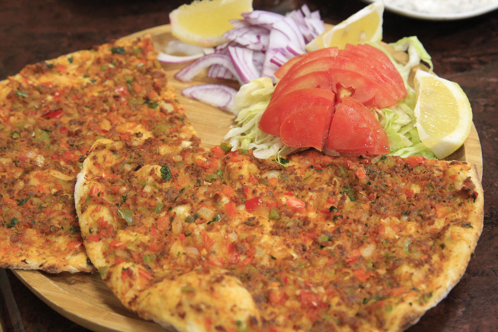 Lahmacun at As Evi Turkish Cuisine